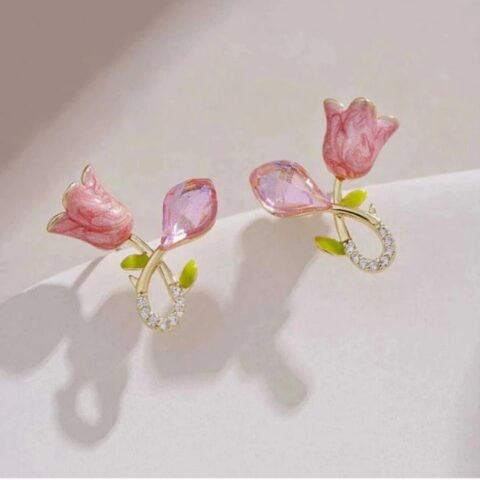 Tulip Korean Earrings Shade 2